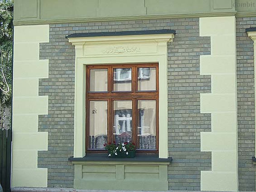 Detale elewacji wokół okien